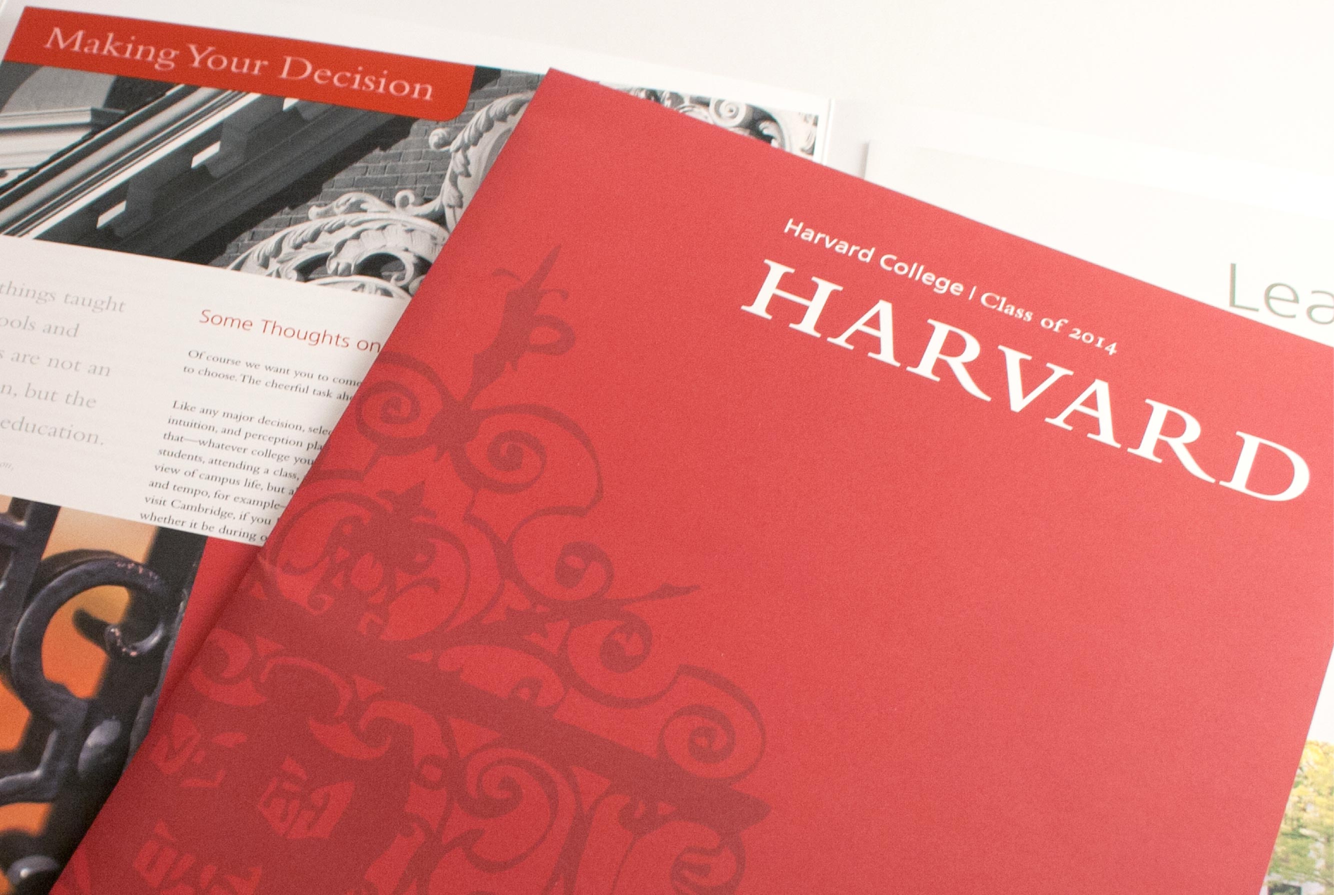 Harvard College Undergraduate Admissions Package Ace Creative