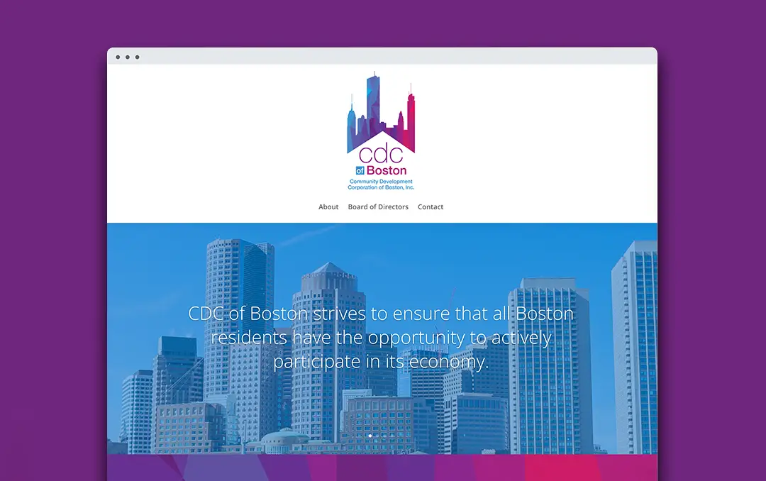 Community Development Corporation of Boston Inc. website image